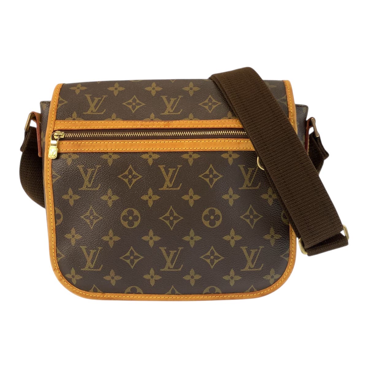 23487
LOUIS VUITTON ルイヴィトン モノグラム メッセンジャー ボスフォールPM ブラウン ゴールド金具 PVC / レザー M40106 ショルダーバッグ ポシェット レディース AB48