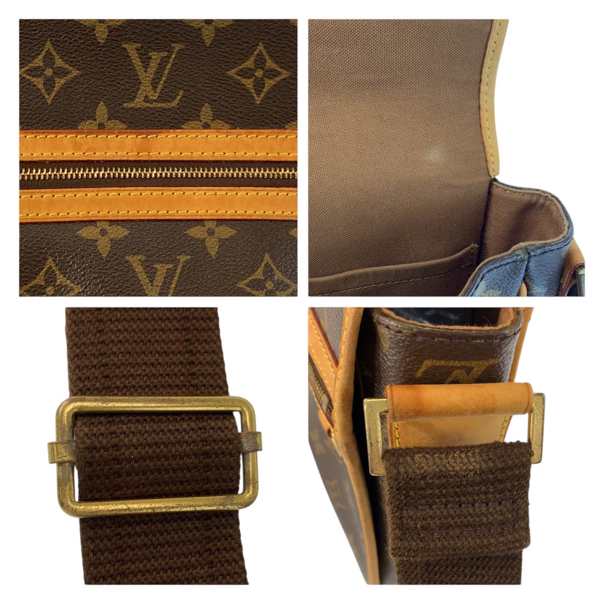 23487
LOUIS VUITTON ルイヴィトン モノグラム メッセンジャー ボスフォールPM ブラウン ゴールド金具 PVC / レザー M40106 ショルダーバッグ ポシェット レディース AB48