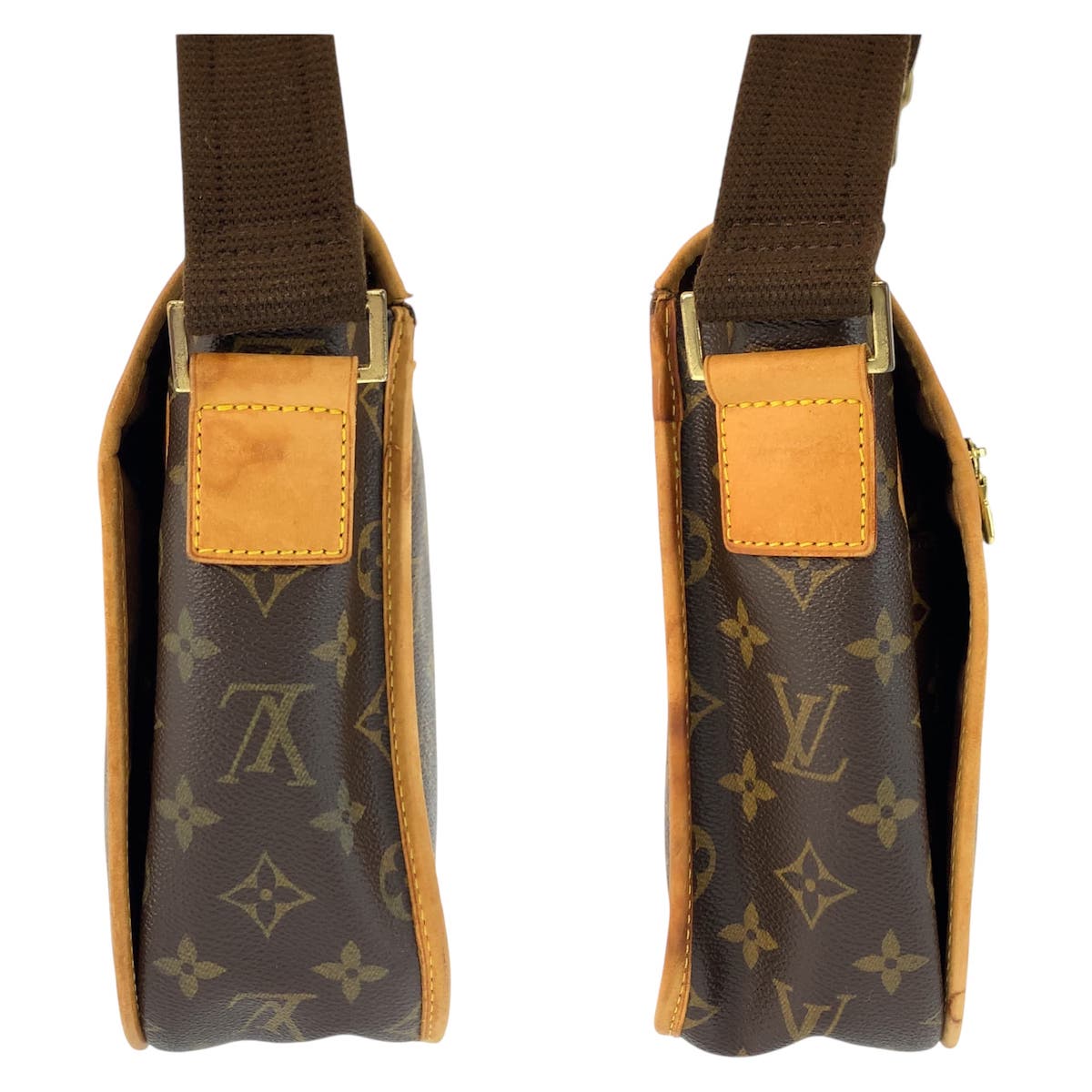 23487
LOUIS VUITTON ルイヴィトン モノグラム メッセンジャー ボスフォールPM ブラウン ゴールド金具 PVC / レザー M40106 ショルダーバッグ ポシェット レディース AB48