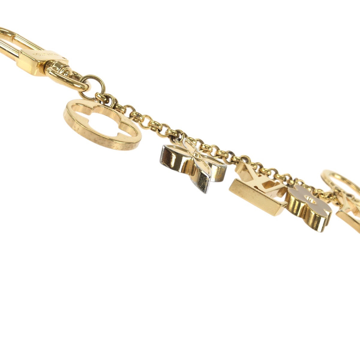 23488
LOUIS VUITTON ルイヴィトン フルール ドゥ モノグラム ゴールド メタル M65111 キーホルダー バッグチャーム レディース ABP42