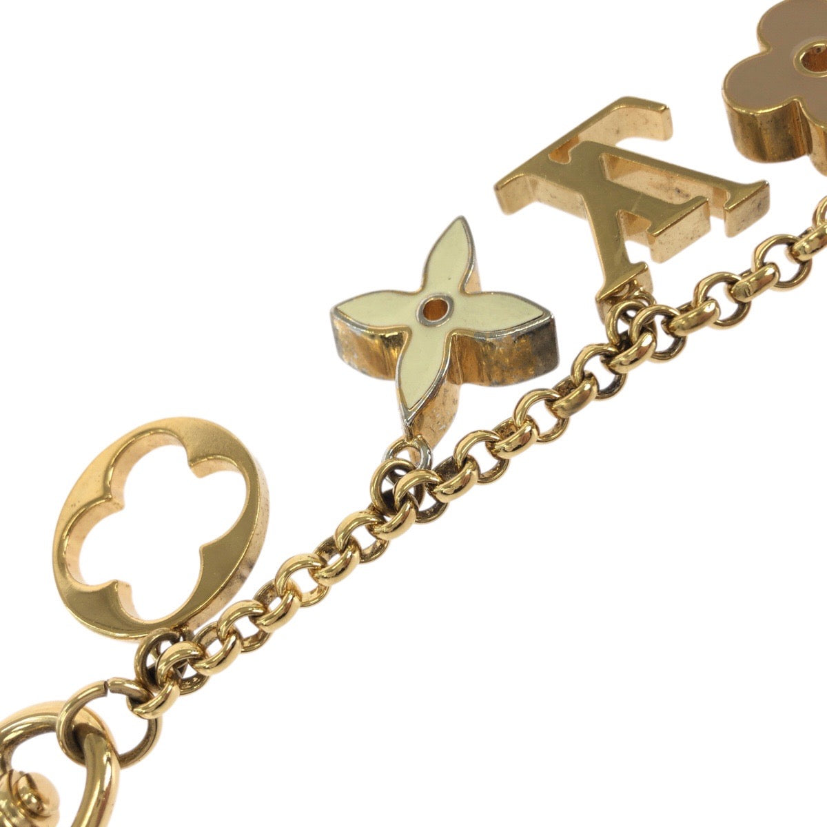 23488
LOUIS VUITTON ルイヴィトン フルール ドゥ モノグラム ゴールド メタル M65111 キーホルダー バッグチャーム レディース ABP42