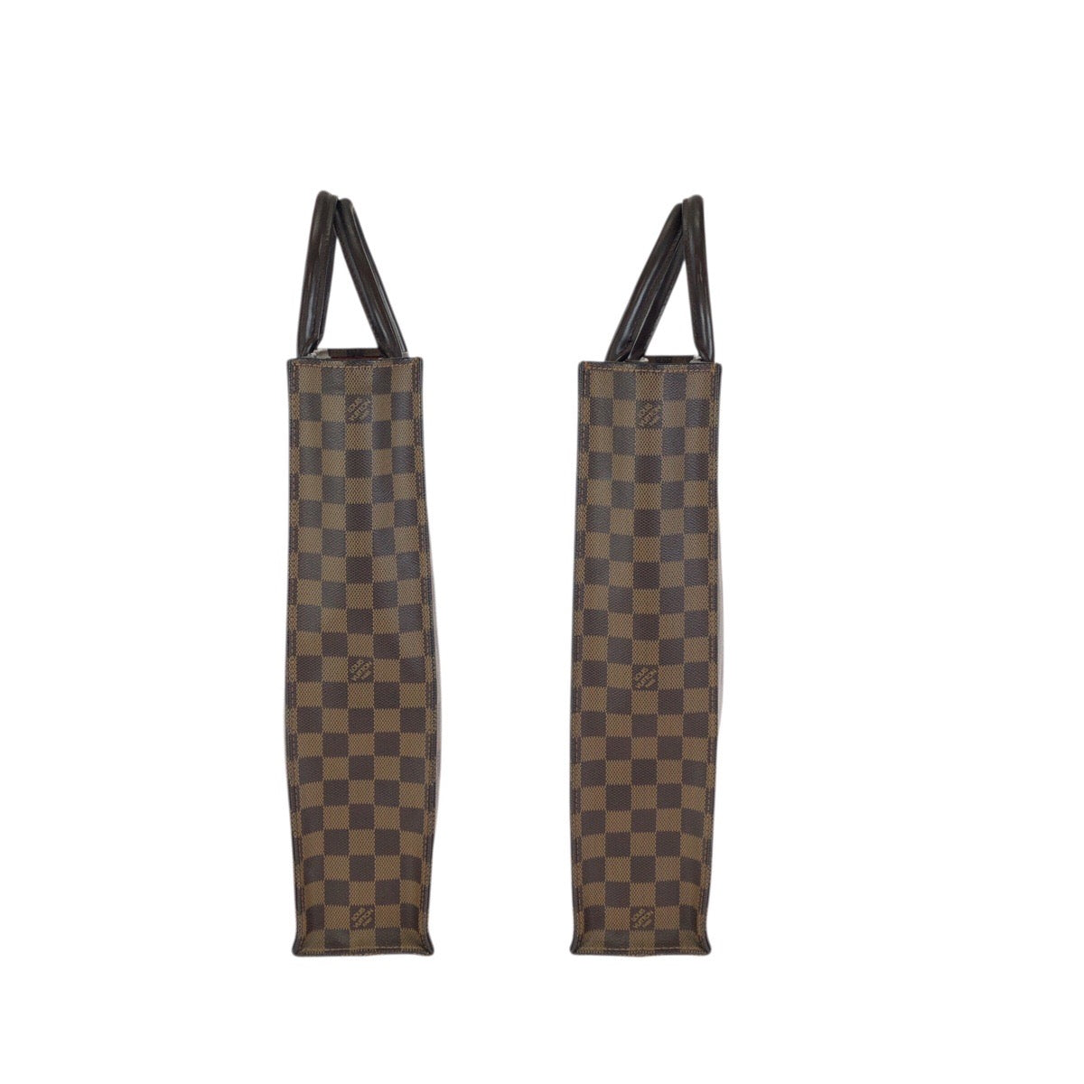 23490
LOUIS VUITTON ルイヴィトン ダミエ エベヌ サック プラ ブラウン ゴールド金具 PVC / レザー N51140 トートバッグ ハンドバッグ ビジネスバッグ メンズ AB48