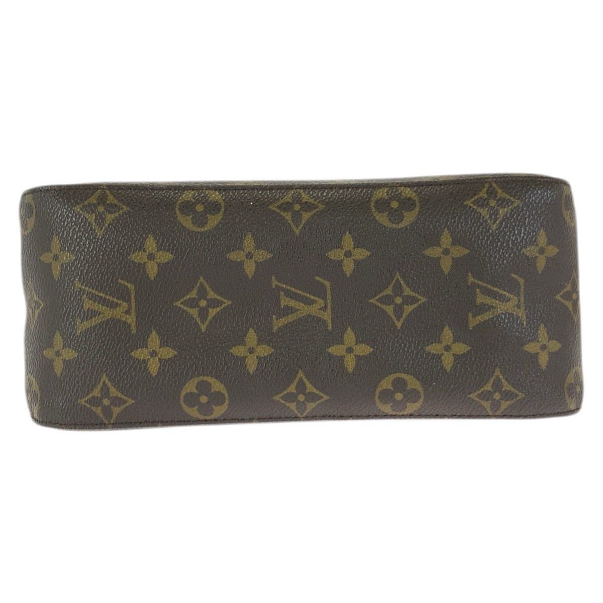 23491
LOUIS VUITTON ルイヴィトン モノグラム ルーピングMM ブラウン ゴールド金具 PVC / レザー M51146 ショルダーバッグ レディース ABP42