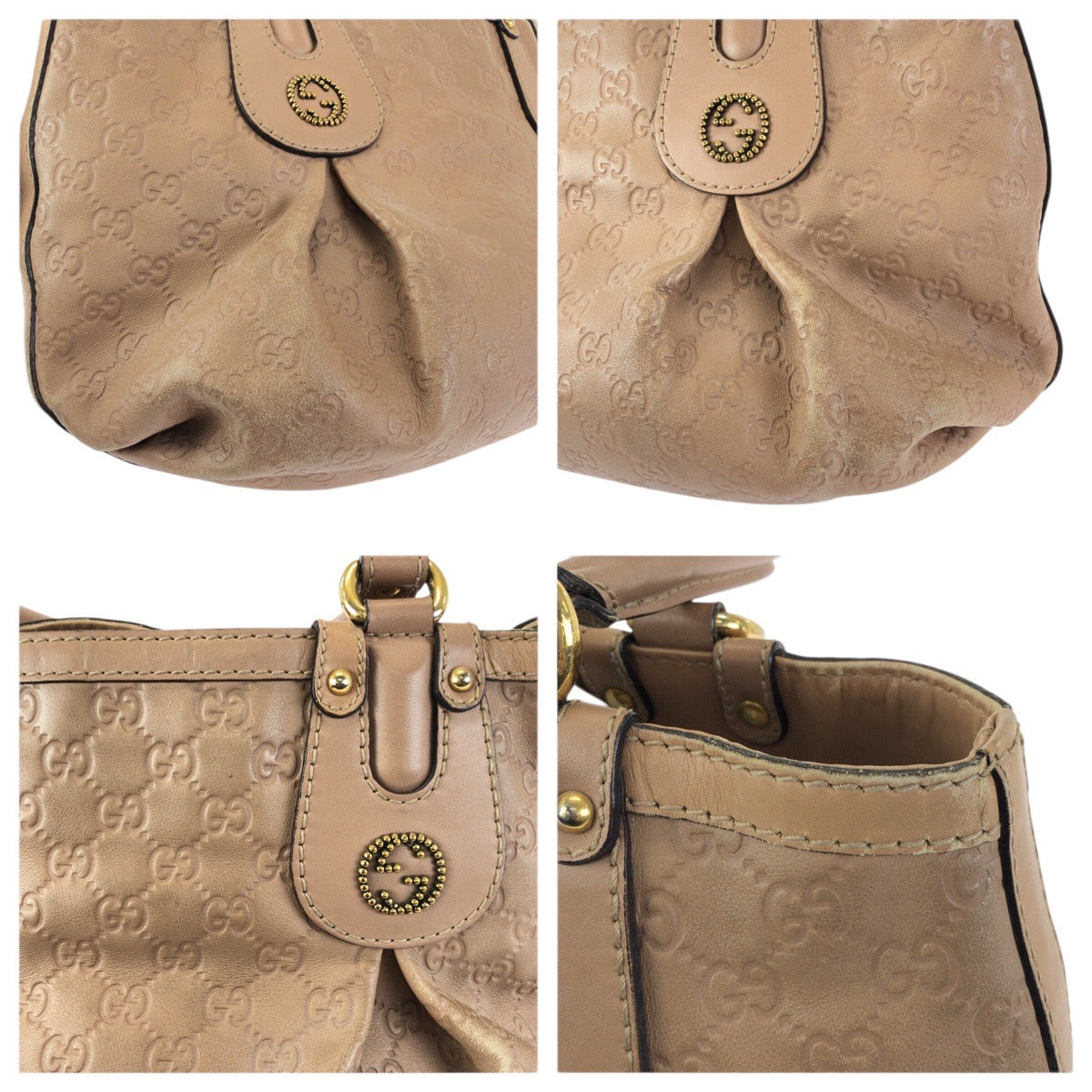 23495
GUCCI グッチ スカーレット グッチシマ GG柄 サーモンピンク ゴールド金具 レザー 269953 トートバッグ ショルダーバッグ レディース AB35