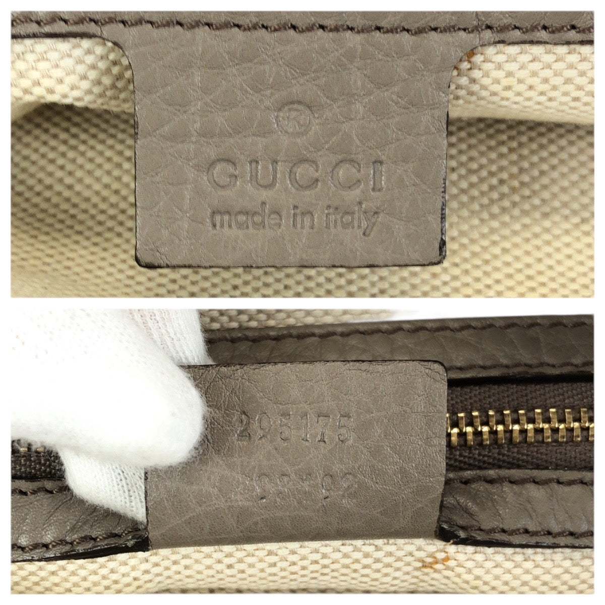 23499
GUCCI グッチ ソーホー インターロッキングG タッセル グレー ゴールド金具 レザー 295175 ショルダーバッグ メッセンジャーバッグ レディース AB48