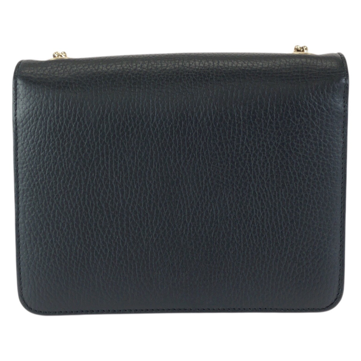 23500
GUCCI グッチ インターロッキングG ブラック 黒 ゴールド金具 レザー 510304 チェーンショルダーバッグ レディース AB60