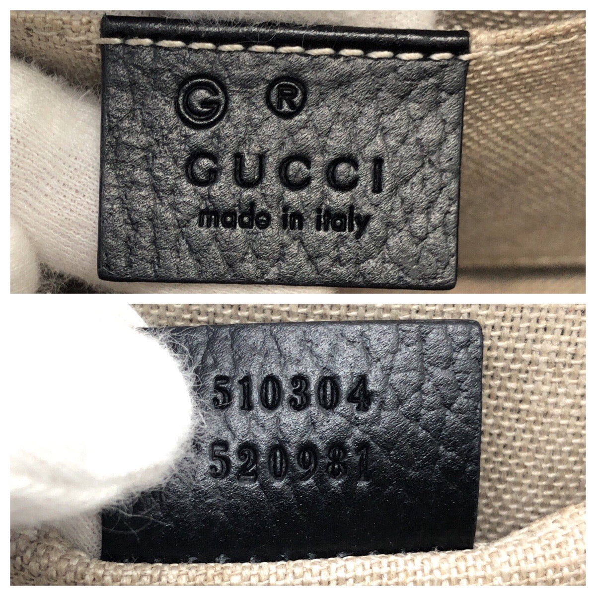 23500
GUCCI グッチ インターロッキングG ブラック 黒 ゴールド金具 レザー 510304 チェーンショルダーバッグ レディース AB60
