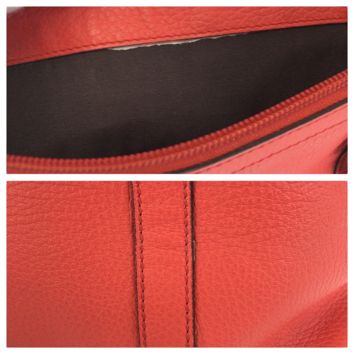 23509
GUCCI グッチ インターロッキング オレンジ ピンク ガンメタ金具 レザー 341503 トートバッグ ハンドバッグ レディース ABP42