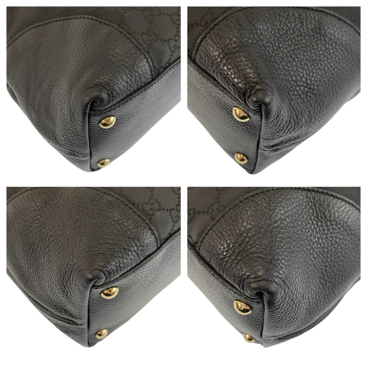 23510
GUCCI グッチ ブラック 黒 GGキャンバス / レザー 263345 トートバッグ ショルダーバッグ レディース A48