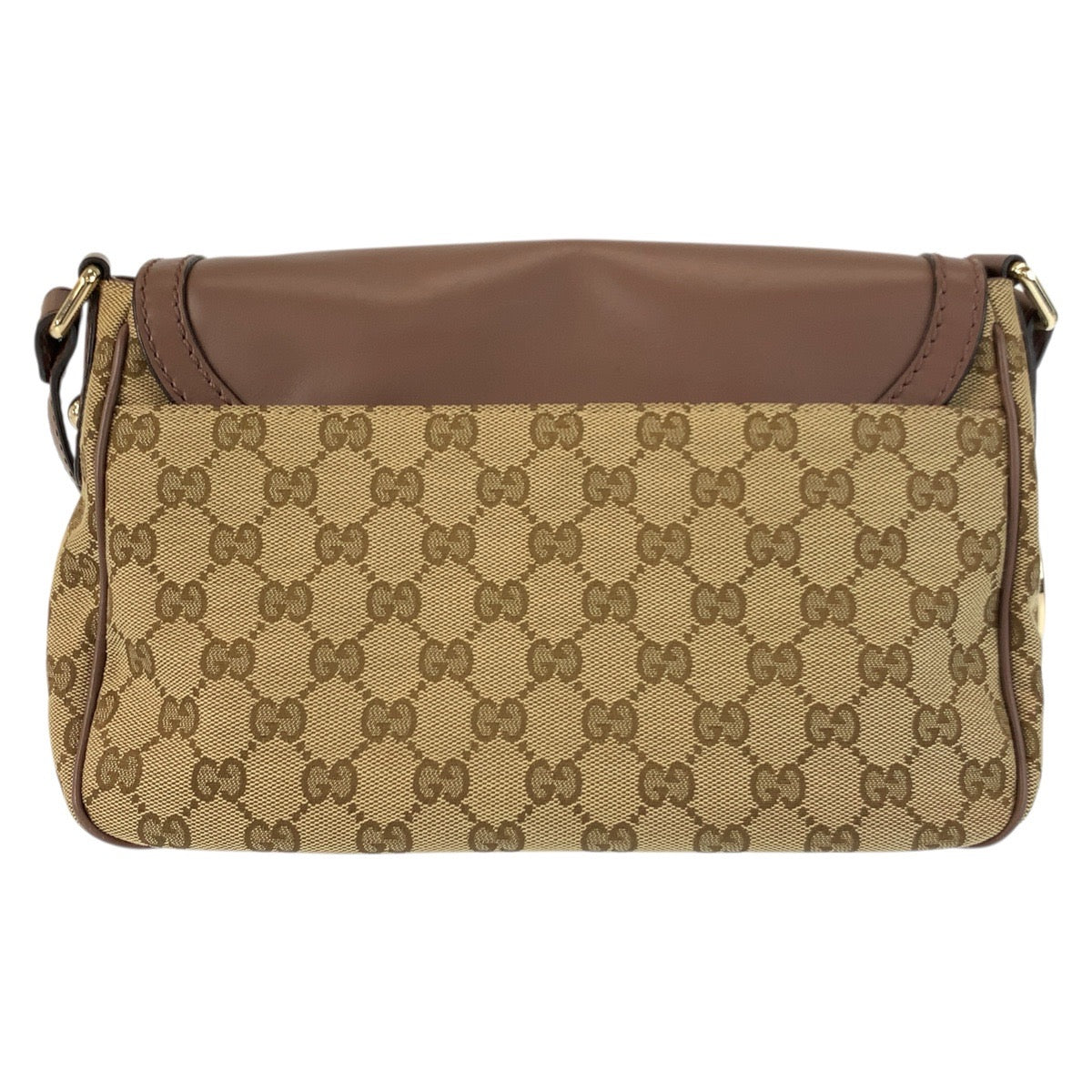 23515
GUCCI グッチ スーキー ブラウン ベージュ ゴールド金具 GGキャンバス / レザー 308452 ショルダーバッグ ポシェット レディース ABP82