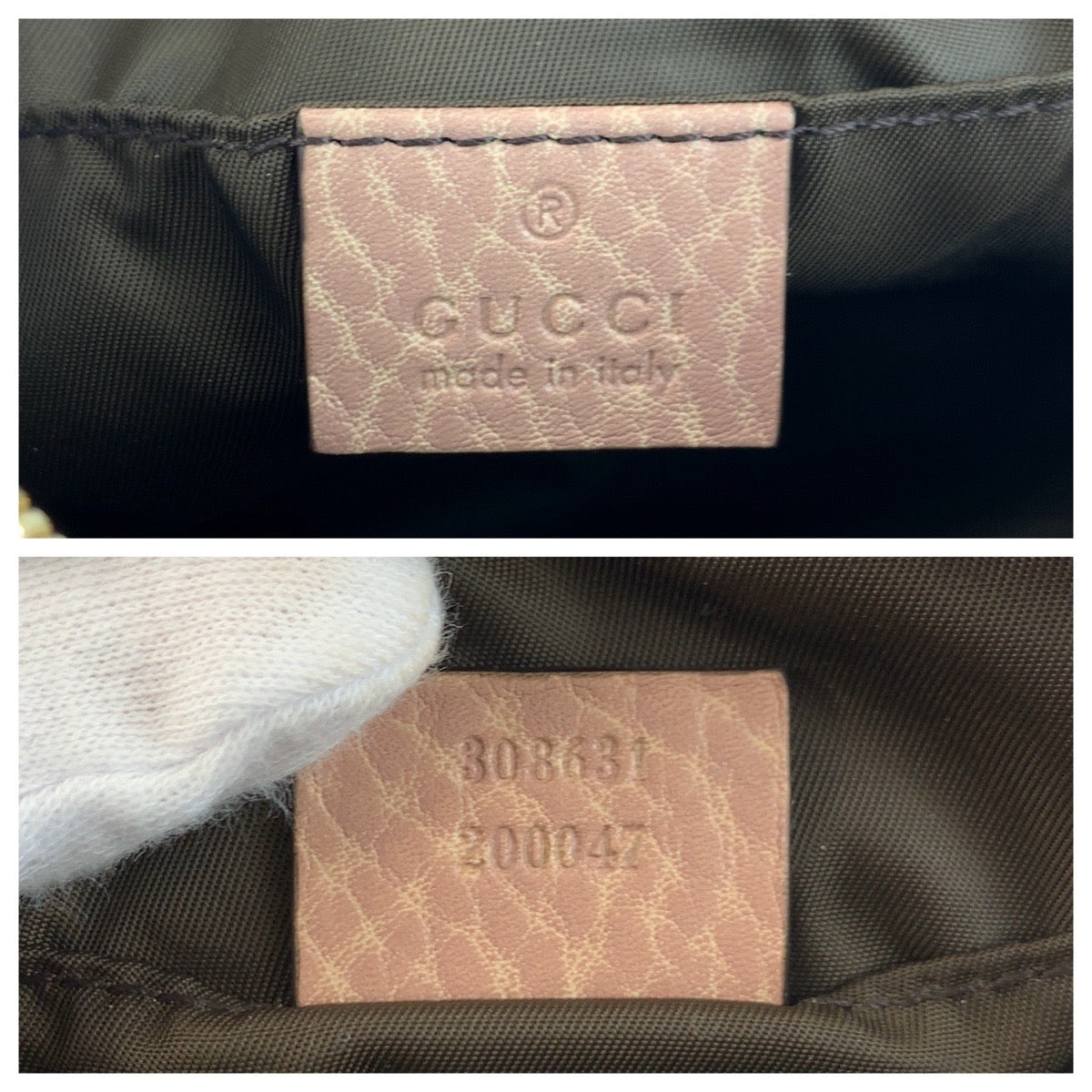 23517
GUCCI グッチ グッチシマ インターロッキング ピンク ゴールド金具 レザー 308631 ポーチ 化粧ポーチ レディース A28