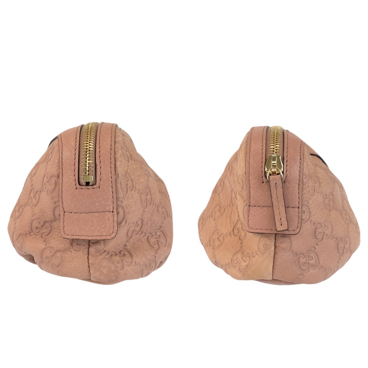 23517
GUCCI グッチ グッチシマ インターロッキング ピンク ゴールド金具 レザー 308631 ポーチ 化粧ポーチ レディース A28