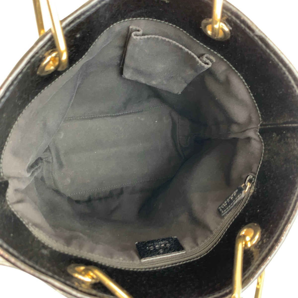 23522
GUCCI グッチ ブラック 黒 ゴールド金具 GGキャンバス 120340 トートバッグ ショルダーバッグ レディース ABP48