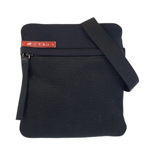 23523
PRADA SPORTS プラダスポーツ ブラック 黒 / ネオプレンメッシュ ショルダーバッグ ポシェット レディース ABP28