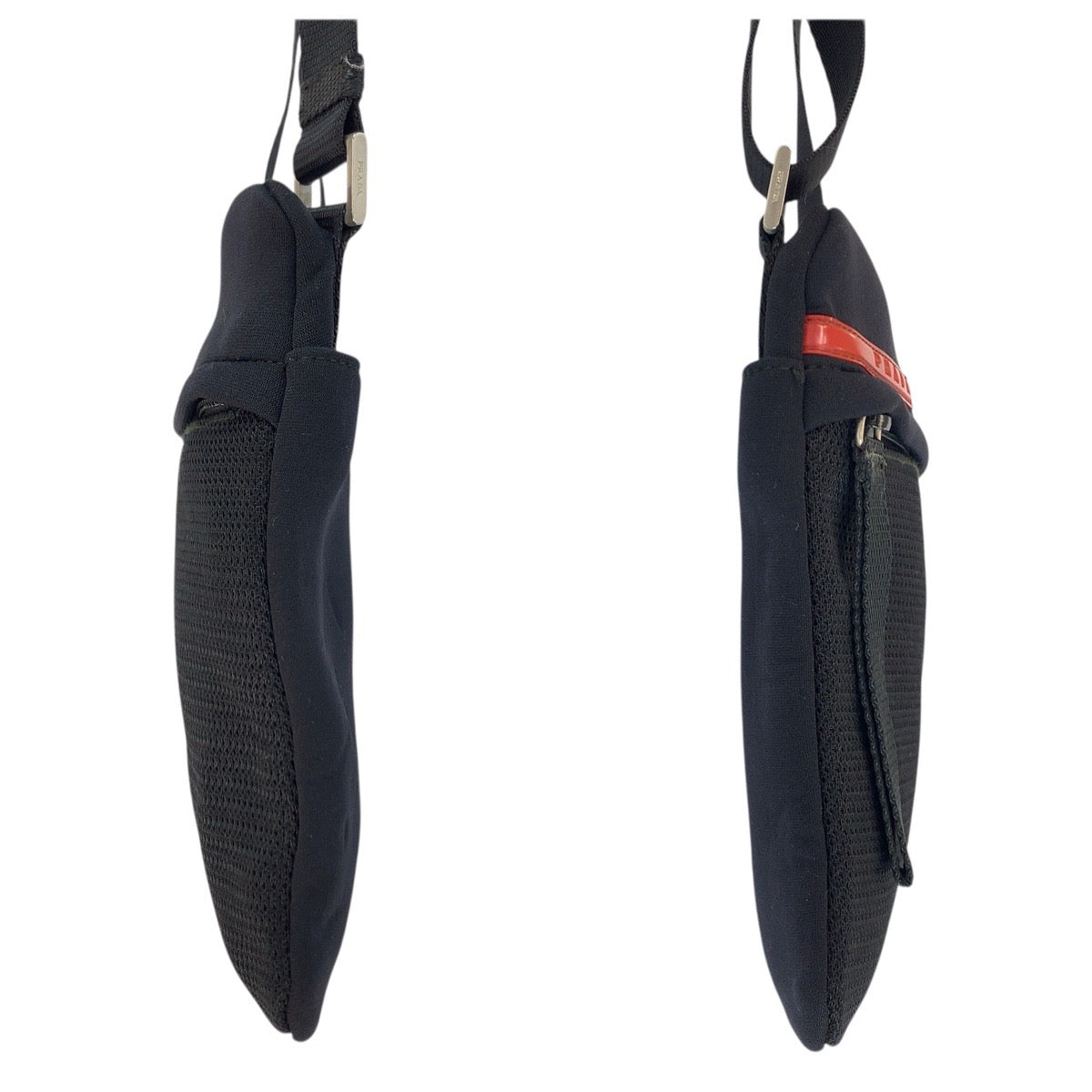 23523
PRADA SPORTS プラダスポーツ ブラック 黒 / ネオプレンメッシュ ショルダーバッグ ポシェット レディース ABP28