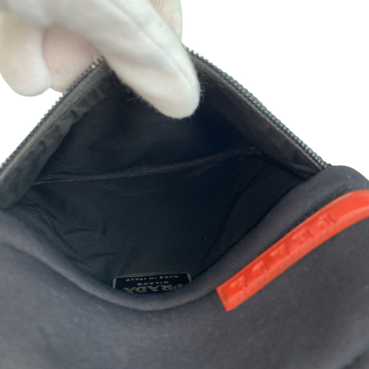 23523
PRADA SPORTS プラダスポーツ ブラック 黒 / ネオプレンメッシュ ショルダーバッグ ポシェット レディース ABP28