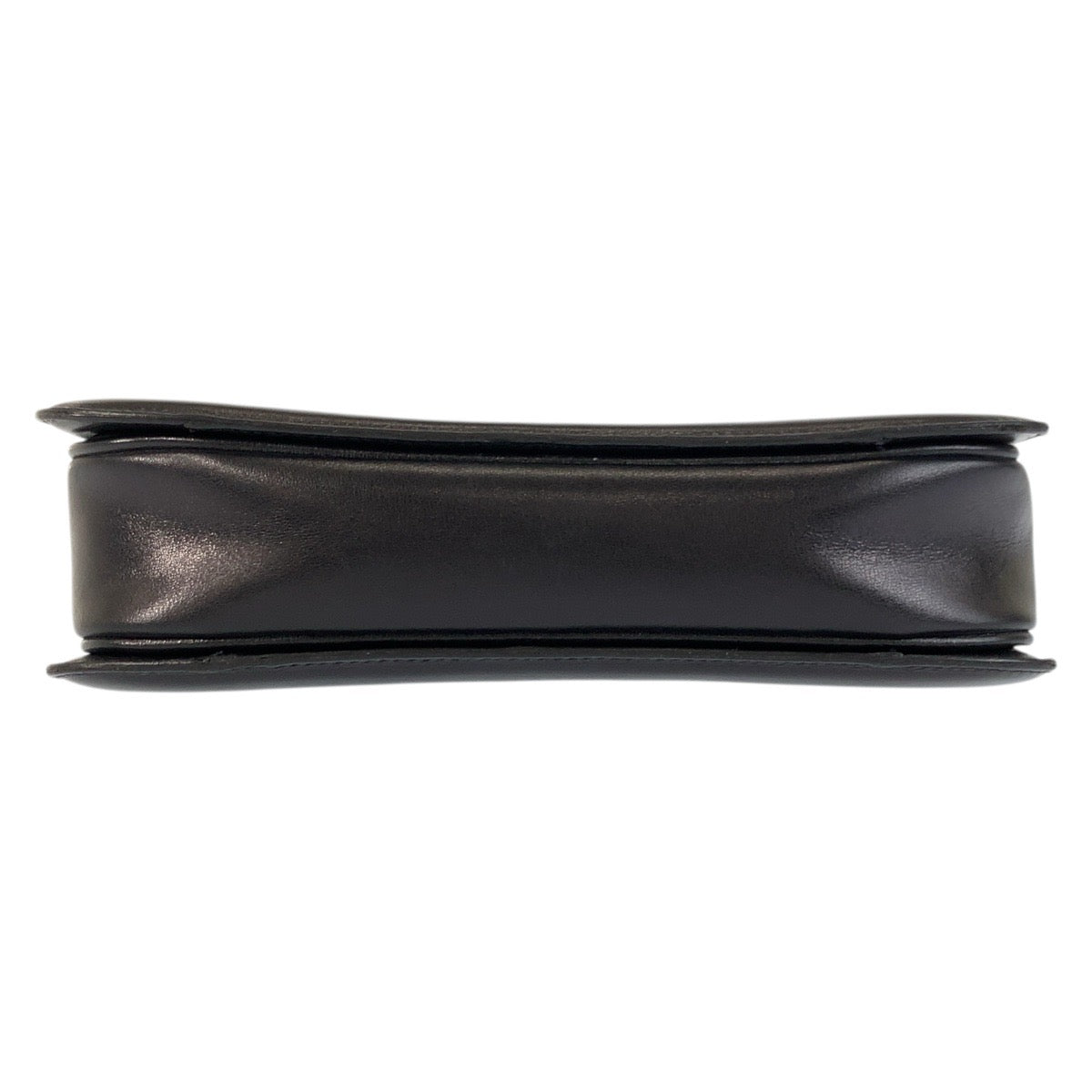 23524
CELINE セリーヌ ヴィンテージ 馬車金具 ブラック 黒 ゴールド金具 レザー ショルダーバッグ レディース ABP70