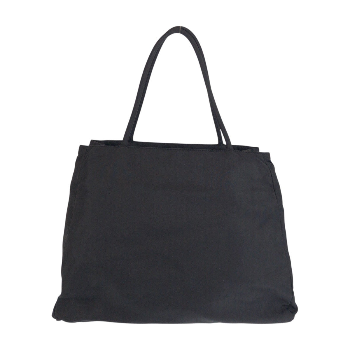 23532
PRADA プラダ テスート 三角ロゴプレート ブラック 黒 シルバー金具 ナイロン トートバッグ ハンドバッグ レディース A46