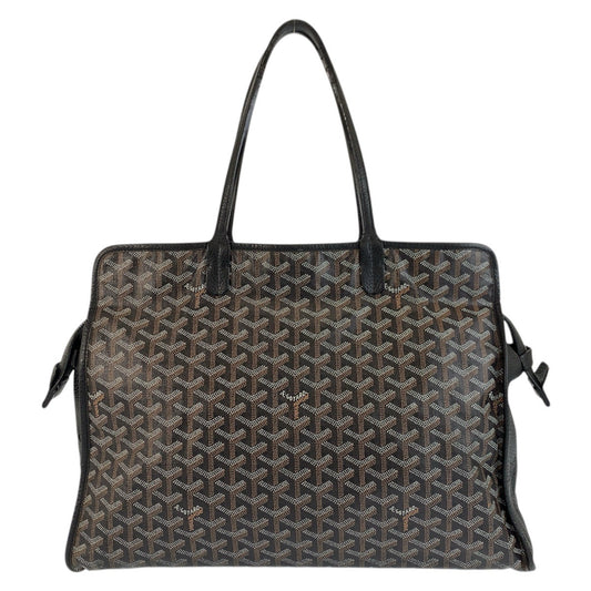 23536
GOYARD ゴヤール アーディPM ブラック 黒 ブラウン PVC / レザー トートバッグ ショルダーバッグ レディース ABP168