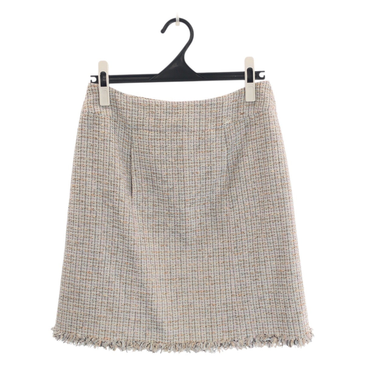 23537
CHANEL シャネル ツイード ココマーク サイズ38 ピンク コットン / ポリエステル P23740 P23501 セットアップ スーツ ジャケット スカート レディース ABP228