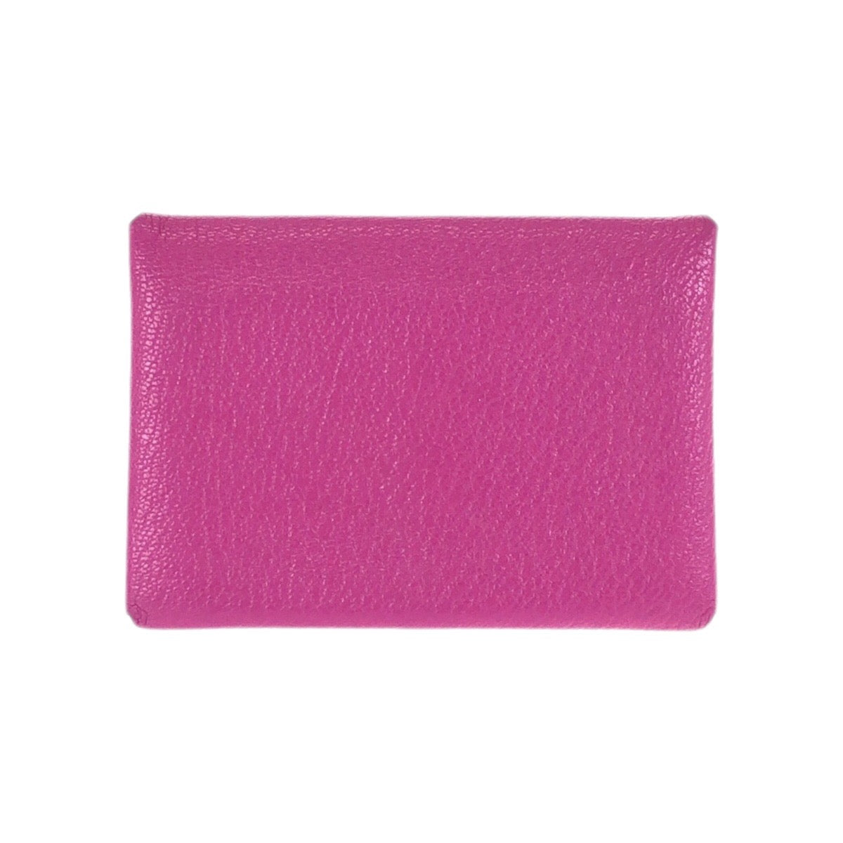 23541
HERMES エルメス カルヴィ デュオ ローズパープル ピンク ゴールド金具 シェーブル カードケース 名刺入れ コインケース Z刻印 レディース ABP42