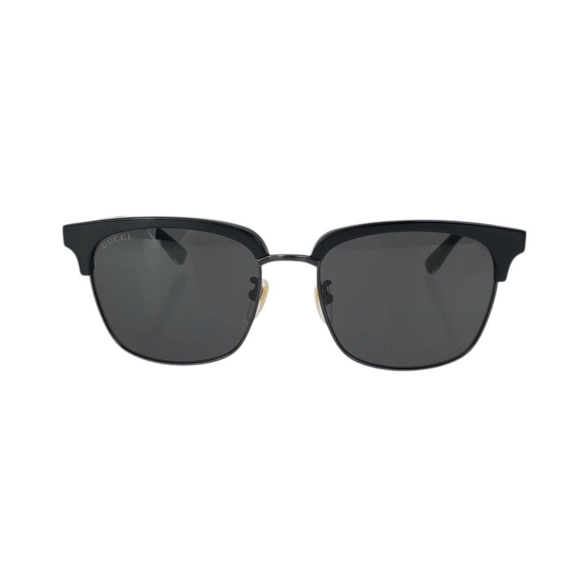 23555
GUCCI グッチ ブラック 黒 ゴールド金具 プラスチック / メタル GG0382S 001 56□18-145 サングラス メガネ 男女兼用 スクエア メンズ A21