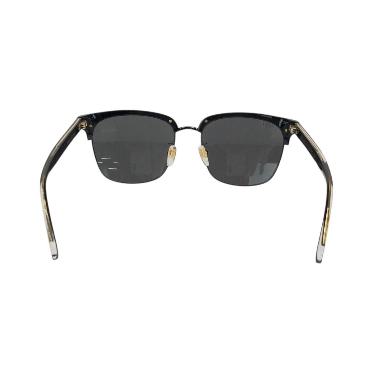 23555
GUCCI グッチ ブラック 黒 ゴールド金具 プラスチック / メタル GG0382S 001 56□18-145 サングラス メガネ 男女兼用 スクエア メンズ A21