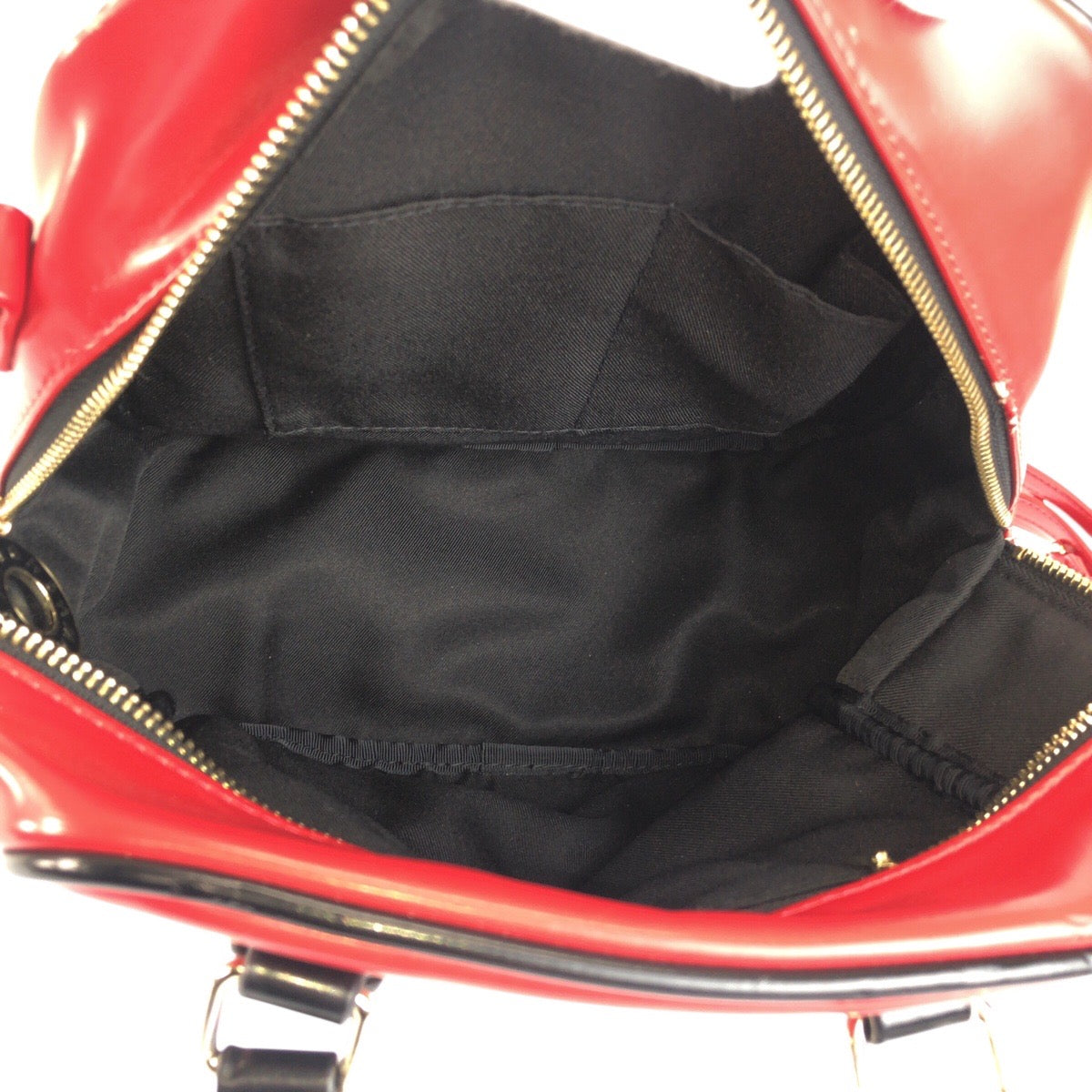 23556
Samantha Vega サマンサベガ レッド ブラック ゴールド金具 レザー ハンドバッグ ショルダーバッグ リュック 3WAY レディース ABP9