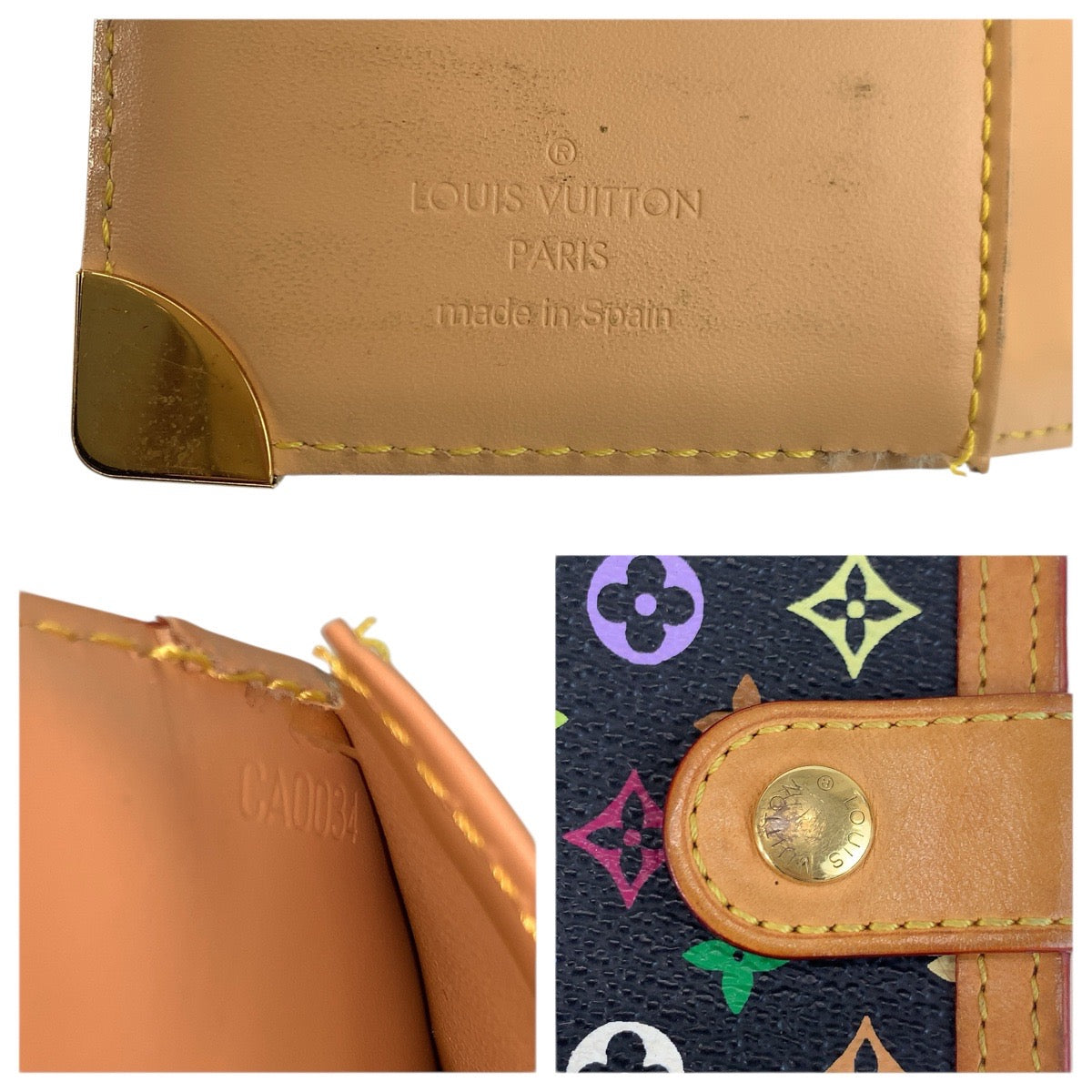 23560
LOUIS VUITTON ルイヴィトン モノグラム マルチカラー アジェンダPM ノワール ブラック ゴールド金具 PVC / レザー R20895 手帳カバー レディース ABP21
