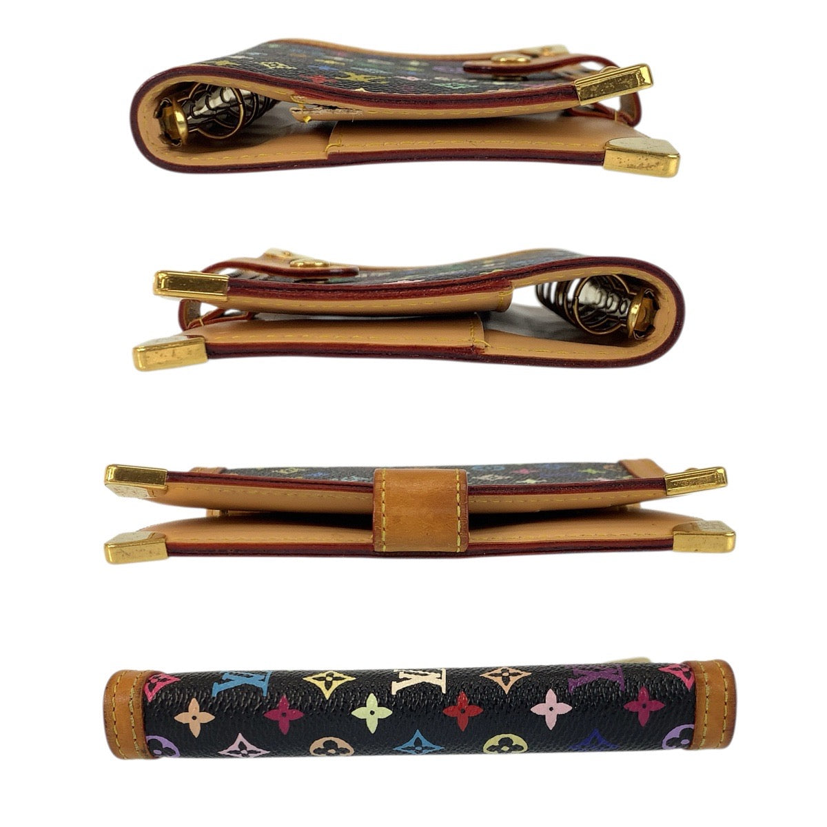 23560
LOUIS VUITTON ルイヴィトン モノグラム マルチカラー アジェンダPM ノワール ブラック ゴールド金具 PVC / レザー R20895 手帳カバー レディース ABP21