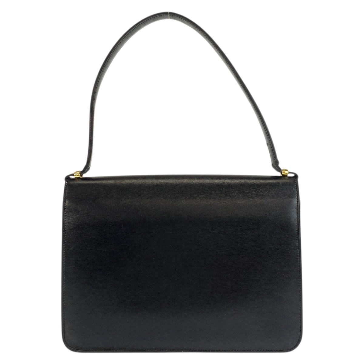 23562
Christian Dior クリスチャンディオール ヴィンテージ ブラック 黒 ゴールド金具 レザー ショルダーバッグ ハンドバッグ レディース ABP37