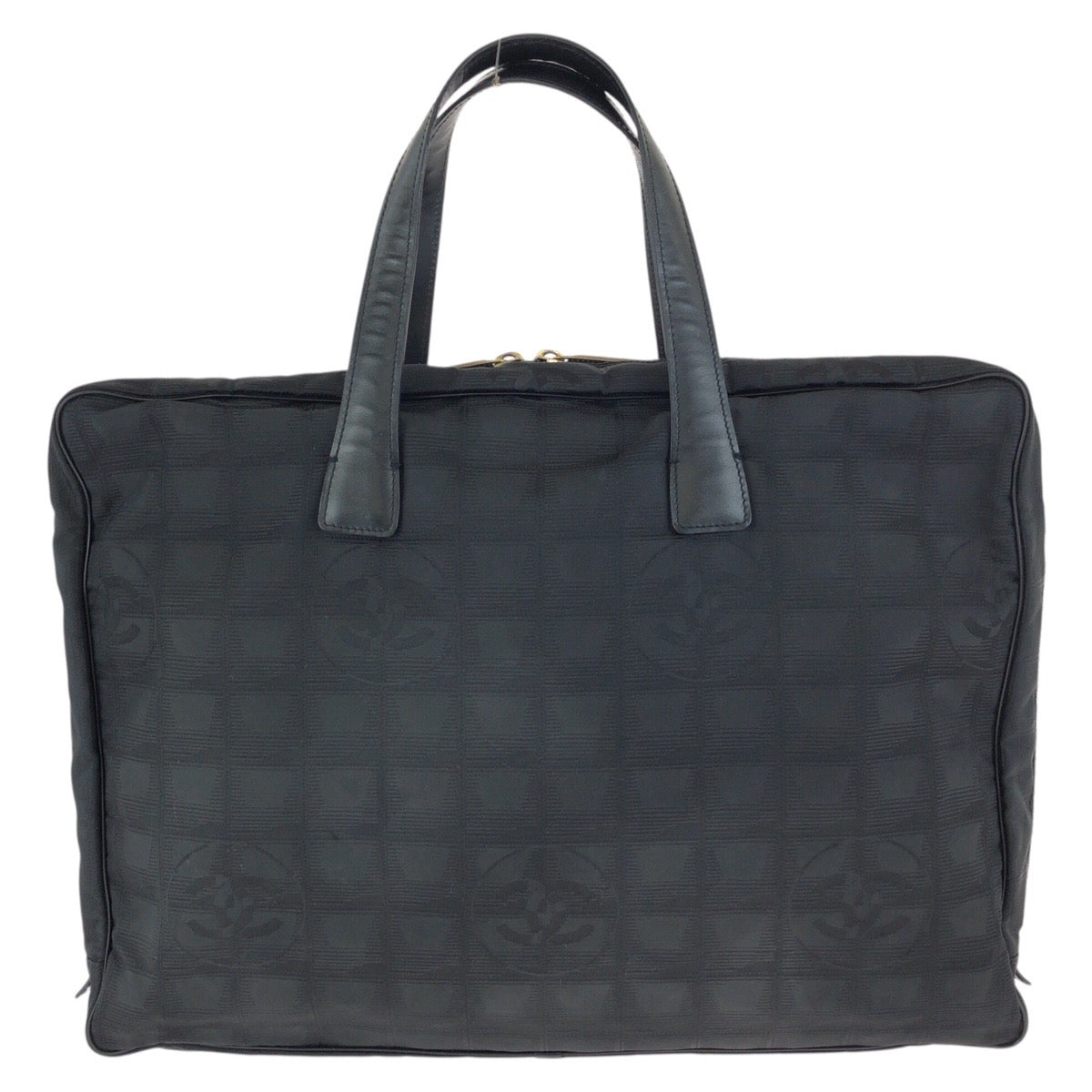 23563
CHANEL シャネル ニュートラベルライン ココマーク ブラック 黒 ゴールド金具 ナイロン / レザー トートバッグ ビジネスバッグ レディース ABP42