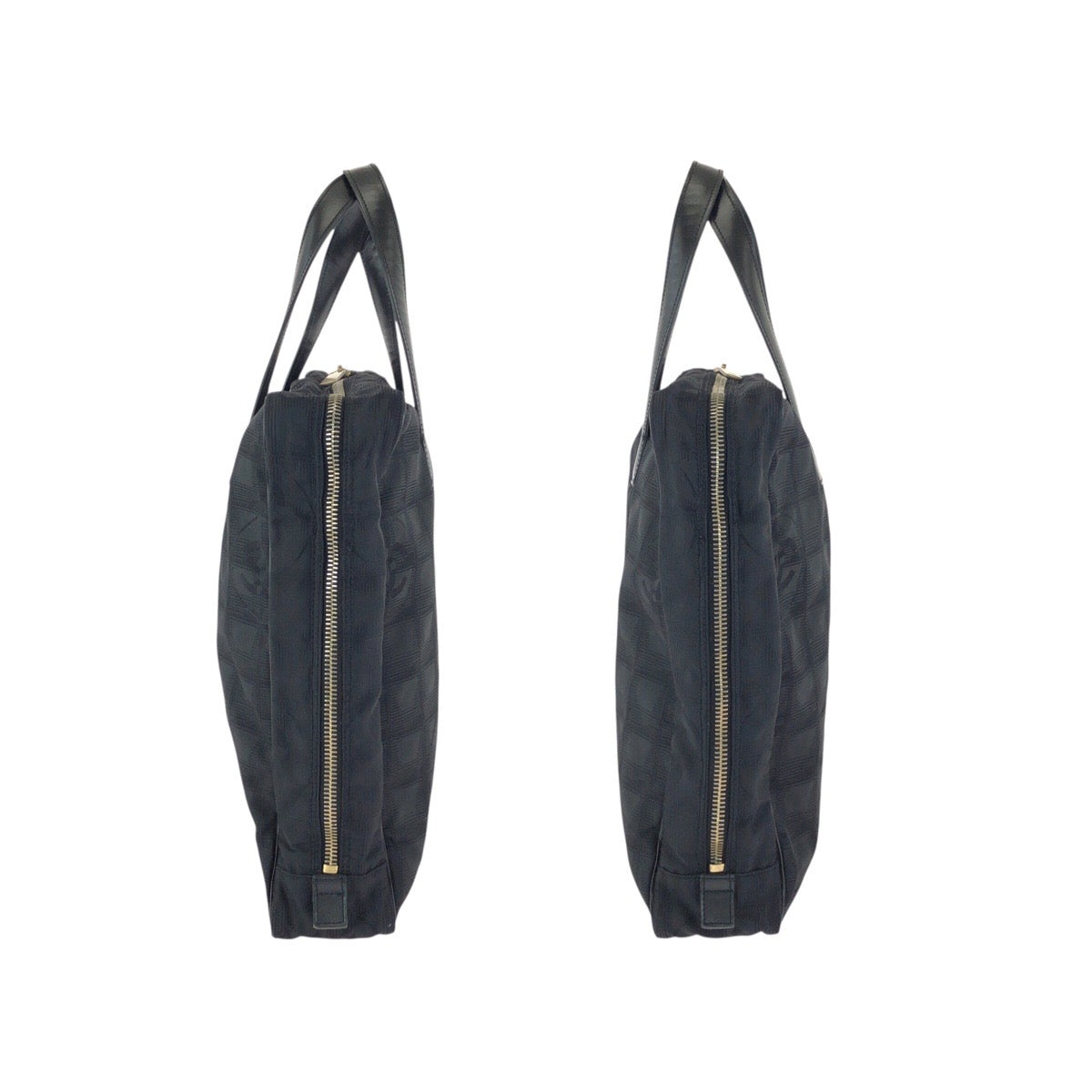 23563
CHANEL シャネル ニュートラベルライン ココマーク ブラック 黒 ゴールド金具 ナイロン / レザー トートバッグ ビジネスバッグ レディース ABP42