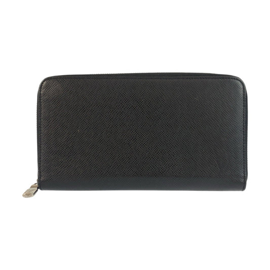 23565
LOUIS VUITTON ルイヴィトン タイガ ジッピー オーガナイザーNM ノワール 黒 シルバー金具 レザー M30056 長財布 ロングウォレット メンズ ABP37