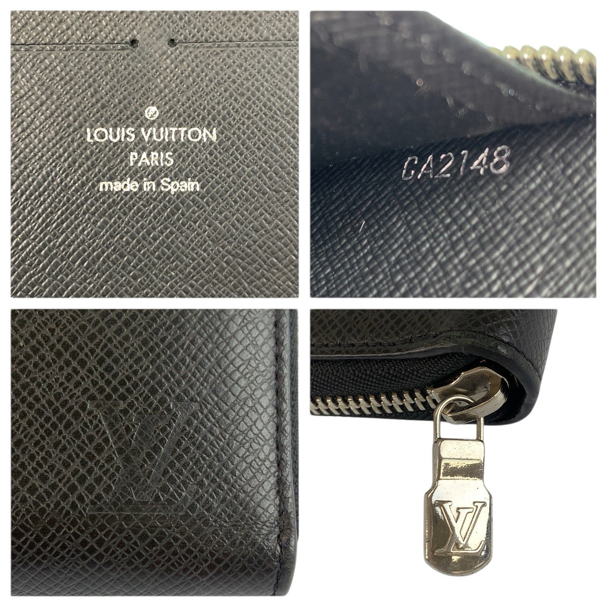 23565
LOUIS VUITTON ルイヴィトン タイガ ジッピー オーガナイザーNM ノワール 黒 シルバー金具 レザー M30056 長財布 ロングウォレット メンズ ABP37