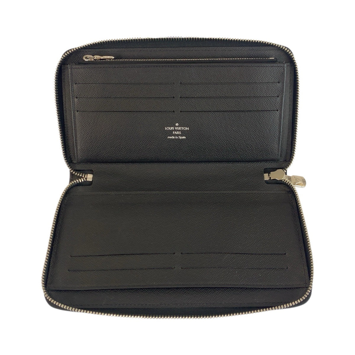 23565
LOUIS VUITTON ルイヴィトン タイガ ジッピー オーガナイザーNM ノワール 黒 シルバー金具 レザー M30056 長財布 ロングウォレット メンズ ABP37