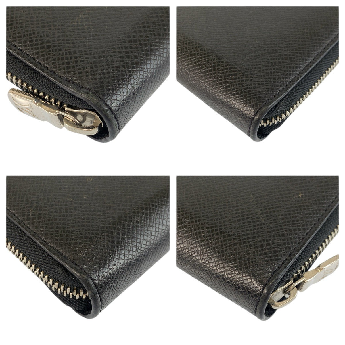 23565
LOUIS VUITTON ルイヴィトン タイガ ジッピー オーガナイザーNM ノワール 黒 シルバー金具 レザー M30056 長財布 ロングウォレット メンズ ABP37
