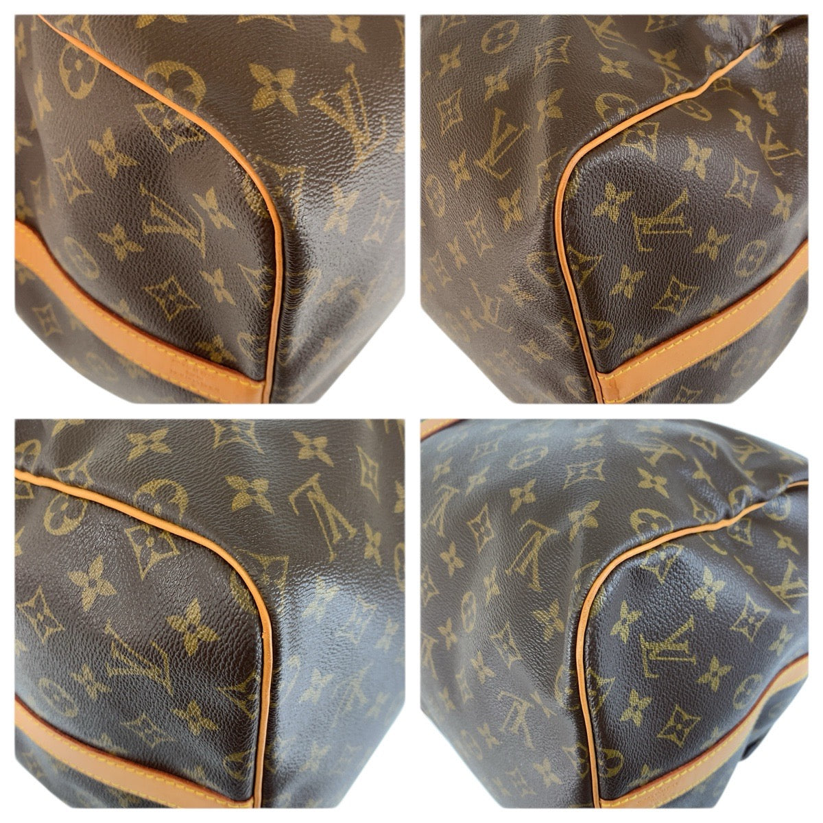 23567
LOUIS VUITTON ルイヴィトン モノグラム キーポルバンドリエール55 ブラウン ゴールド金具 PVC / レザー M41414 ボストンバッグ ショルダーバッグ レディース ABP120