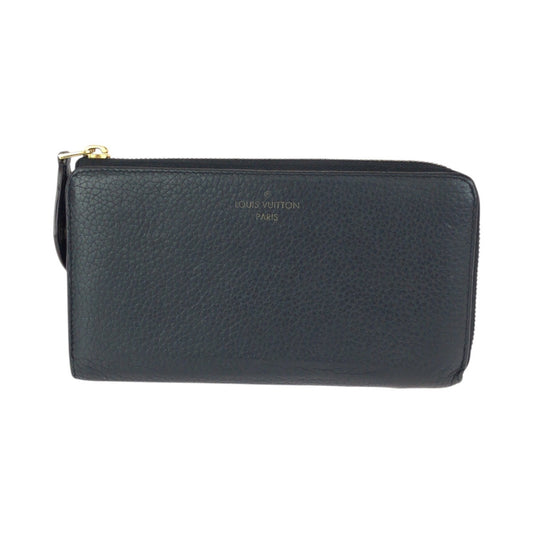 23568
LOUIS VUITTON ルイヴィトン トリヨン ポルトフォイユ コメット ブラック 黒 ゴールド金具 レザー M63102 長財布 ラウンドファスナー レディース AB21