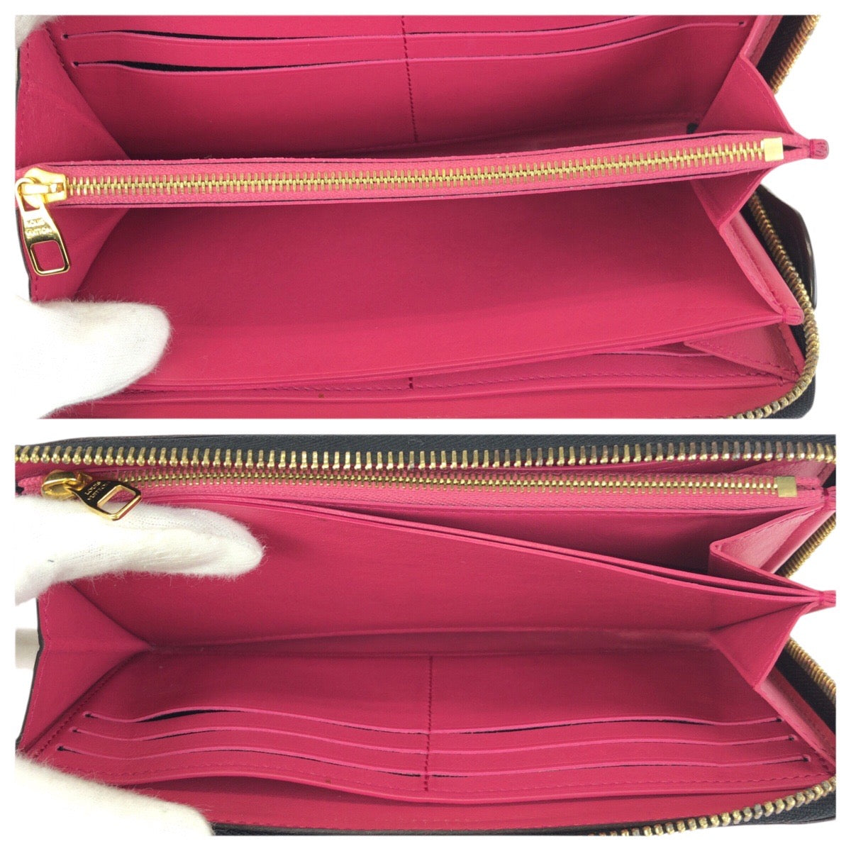 23568
LOUIS VUITTON ルイヴィトン トリヨン ポルトフォイユ コメット ブラック 黒 ゴールド金具 レザー M63102 長財布 ラウンドファスナー レディース AB21