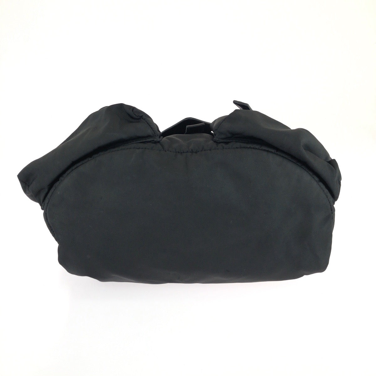 23575
PRADA プラダ テスート 三角ロゴプレート ブラック 黒 シルバー金具 ナイロン / レザー ショルダーバッグ メッセンジャーバッグ レディース ABP80