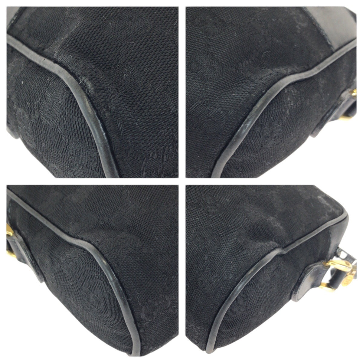 23579
GUCCI グッチ オールドグッチ シェリーライン ブラック マルチカラー ゴールド金具 GGキャンバス / レザー 42 01 3654 ショルダーバッグ ポシェット レディース AB42