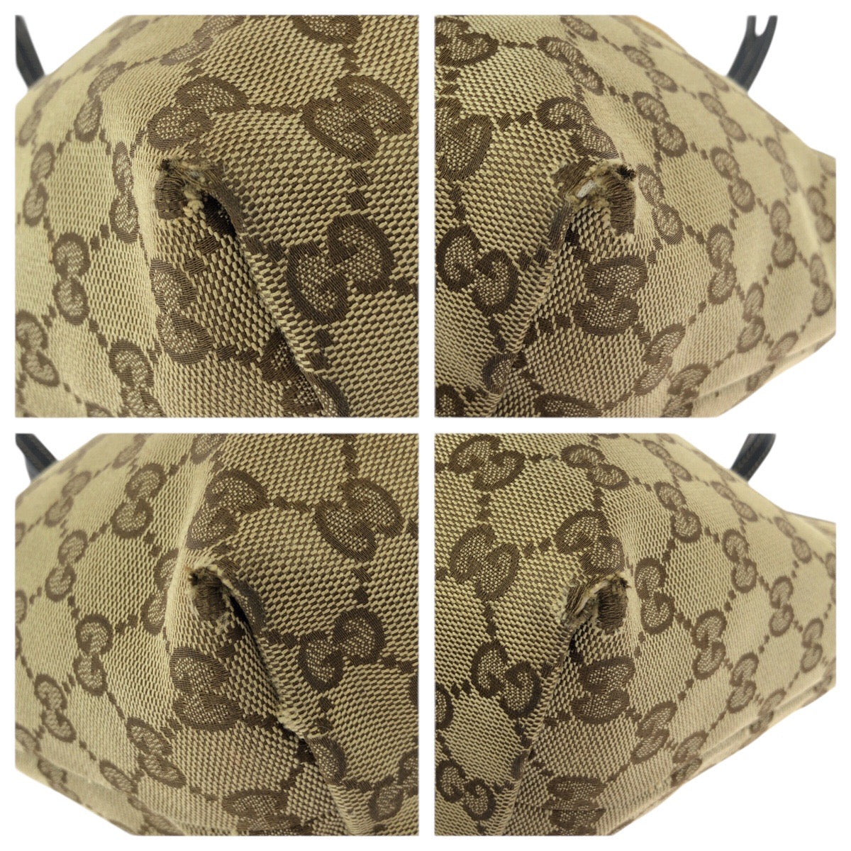 23583
GUCCI グッチ チルドレンズ ZOO オウム ベージュ ネイビー シルバー金具 GGキャンバス / レザー 271101 トートバッグ ハンドバッグ レディース AB21