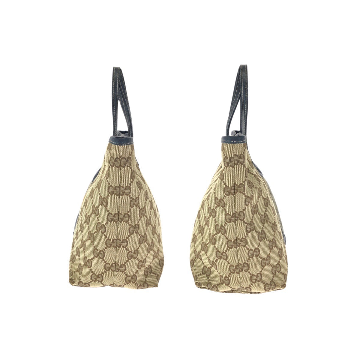 23583
GUCCI グッチ チルドレンズ ZOO オウム ベージュ ネイビー シルバー金具 GGキャンバス / レザー 271101 トートバッグ ハンドバッグ レディース AB21