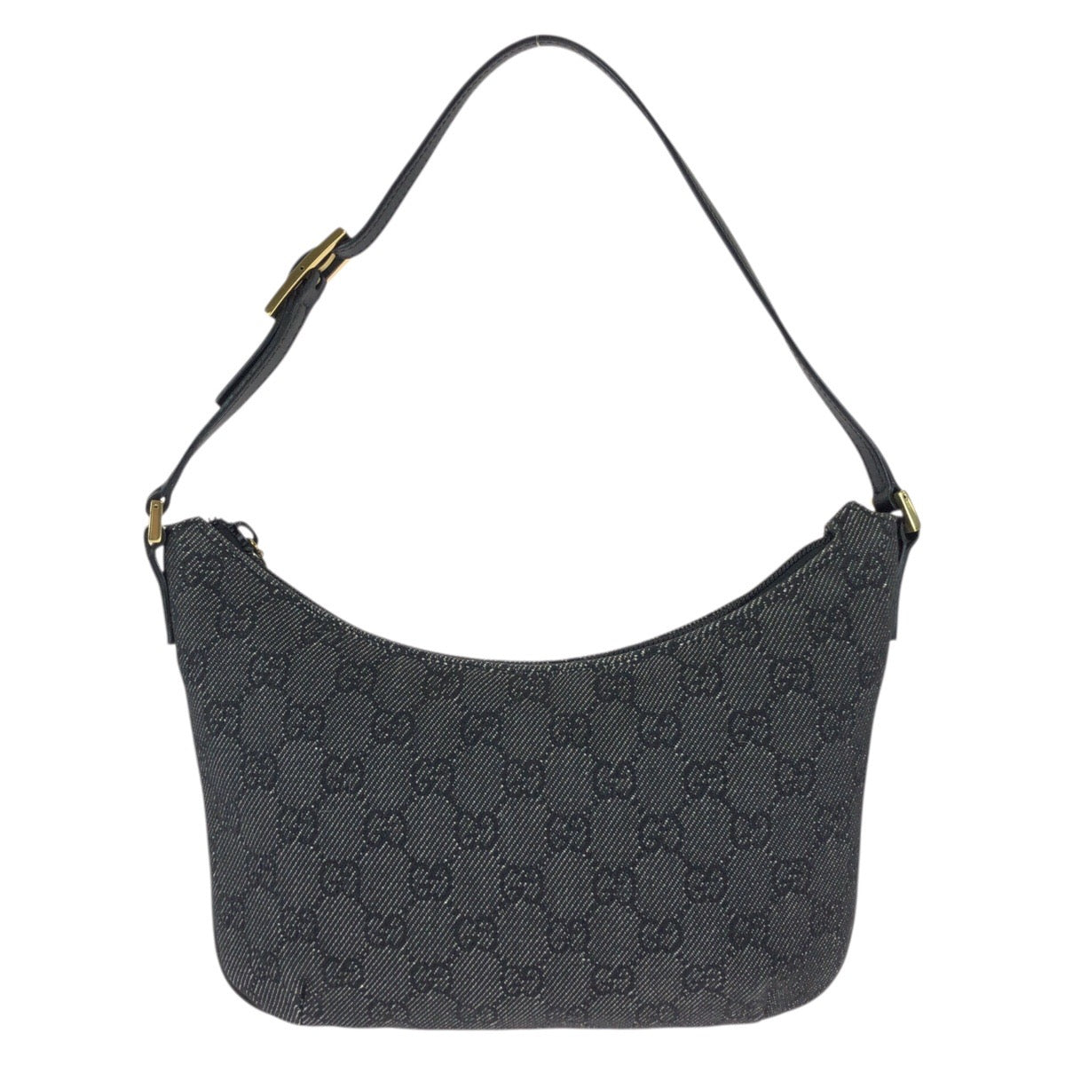23585
GUCCI グッチ ブラック 黒 ゴールド金具 GGキャンバス / レザー 32160 ハンドバッグ アクセサリーポーチ レディース A45
