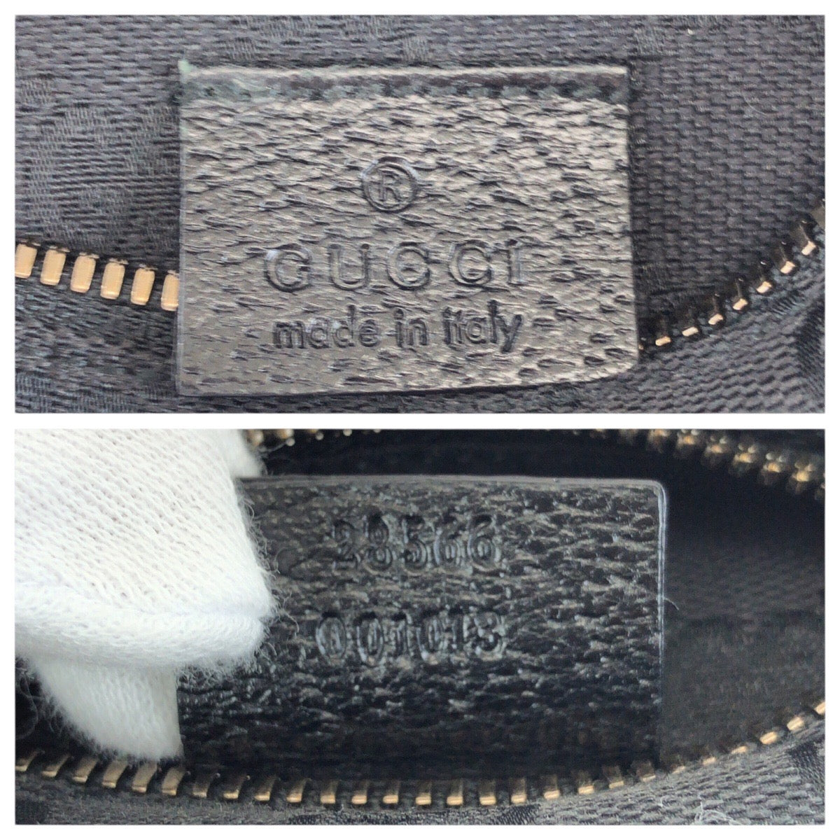 23586
GUCCI グッチ ブラック 黒 シルバー金具 GGキャンバス / レザー 28566 ボディバッグ バムバッグ ショルダーバッグ 男女兼用 レディース ABP42
