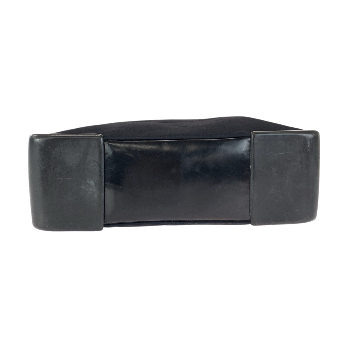 23588
PRADA プラダ ブラック 黒 シルバー金具 ウレタン / レザー トートバッグ ショルダーバッグ レディース AB28