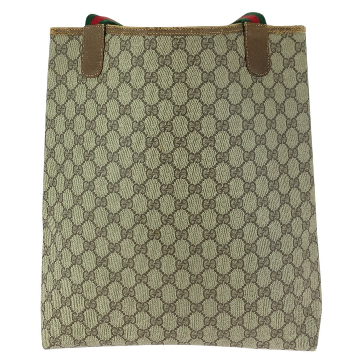 23594
GUCCI グッチ ヴィンテージ シェリーライン オールドグッチ ベージュ ブラウン GGスプリームキャンバス / レザー 40 02 003 トートバッグ ショルダーバッグ レディース AB21