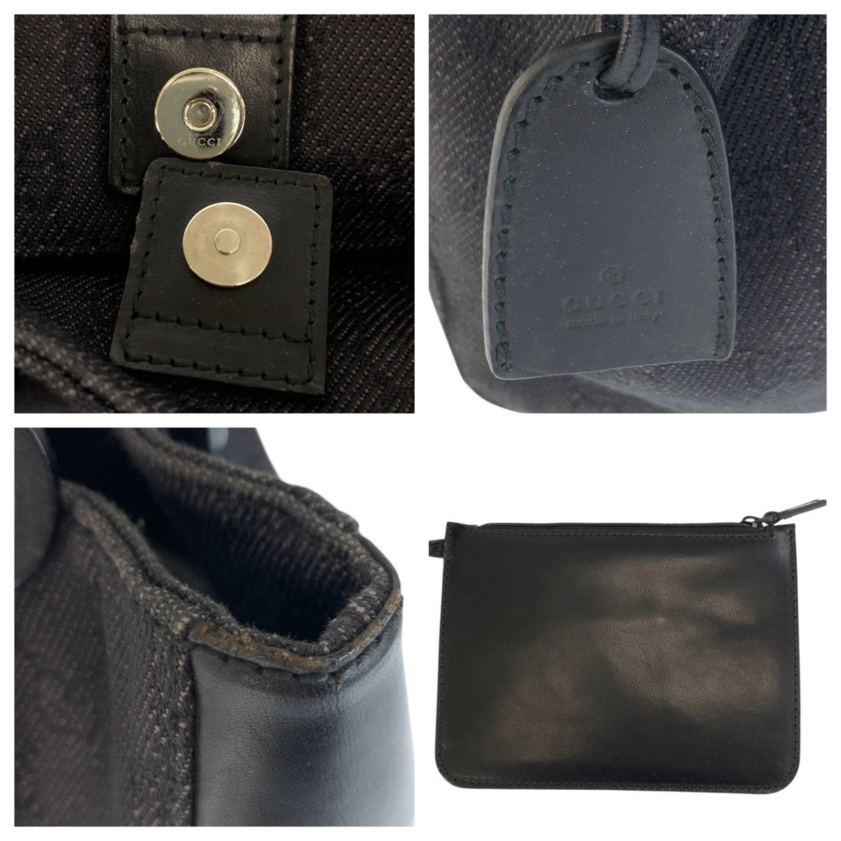 23598
GUCCI グッチ ブラック 黒 GGキャンバス / レザー 101919 トートバッグ ショルダーバッグ レディース ABP42