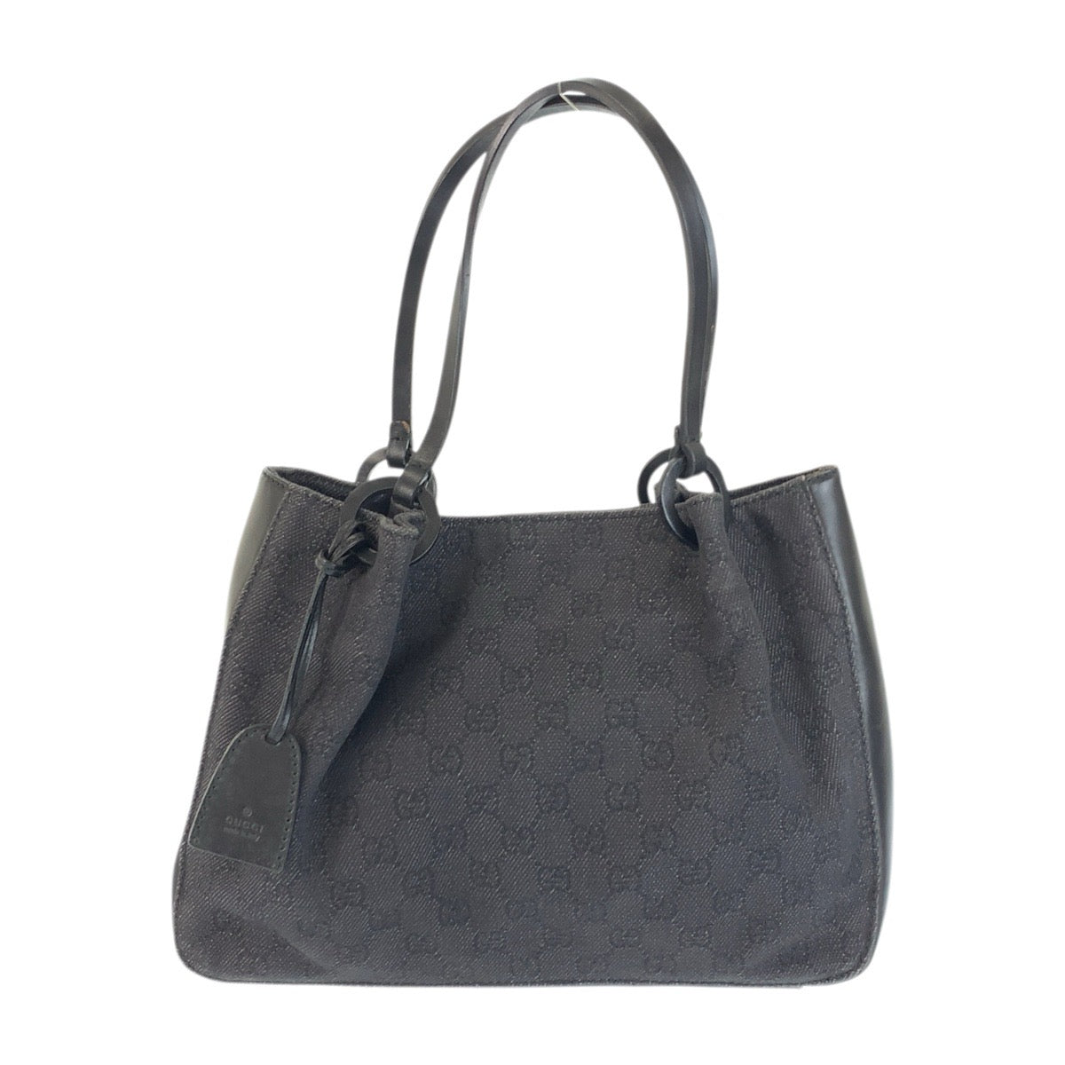 23598
GUCCI グッチ ブラック 黒 GGキャンバス / レザー 101919 トートバッグ ショルダーバッグ レディース ABP42